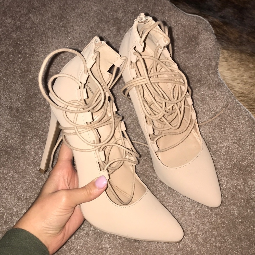 Nude heels